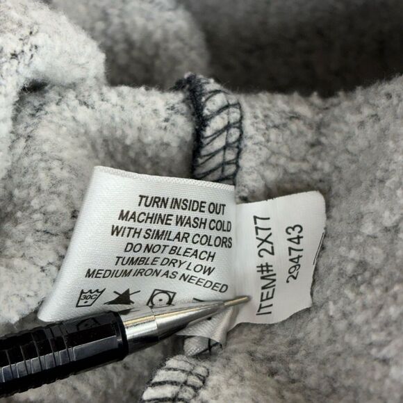 Orvis Adult Large Gray 1/4 Zip PullOver Button Zipper Button Cover Jacket Arrow - Picture 5 of 13